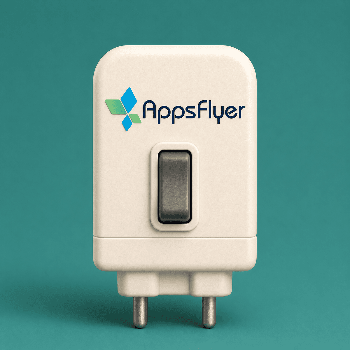 Neuro blog thumbnail showing an AppsFlyer integration as a 3D adapter with the AppsFlyer logo