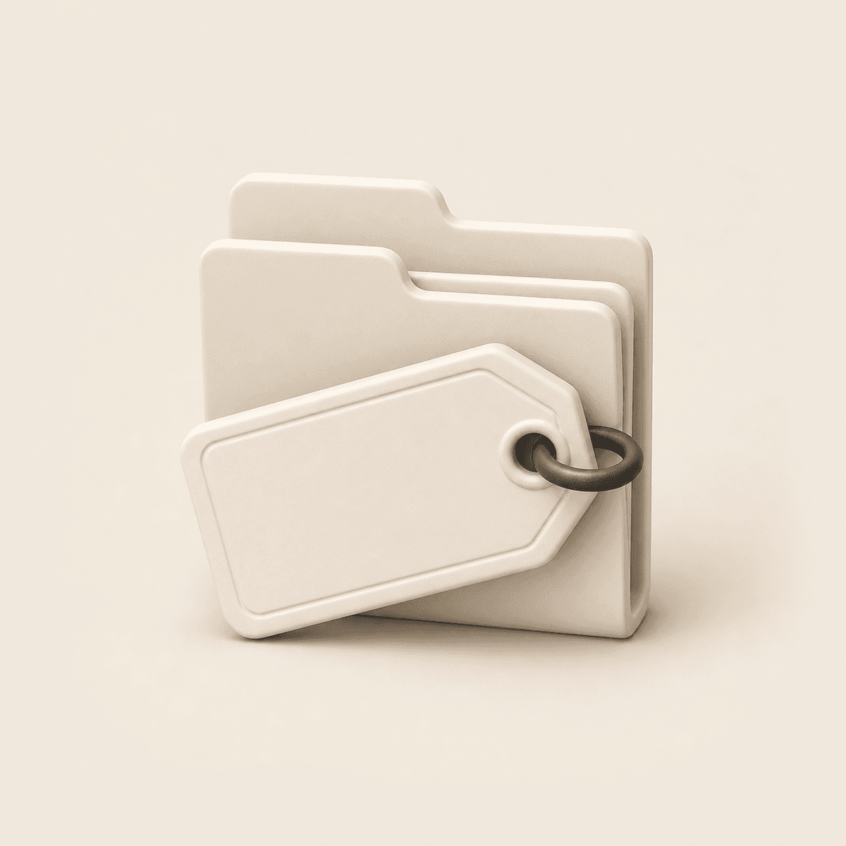 Pango Neuro blog thumbnail visualizing campaign naming cleanup with 3D label tags and folders