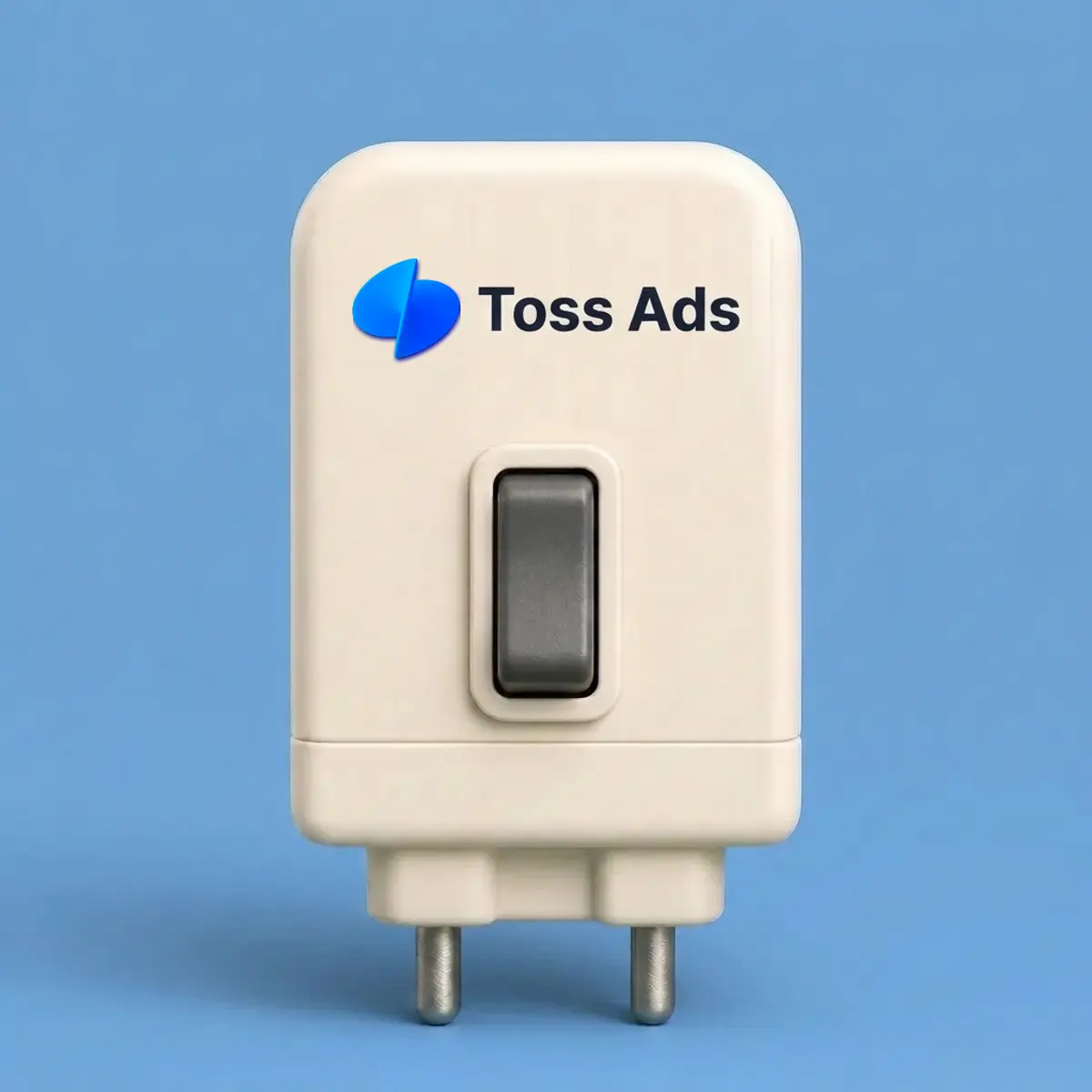 Neuro blog thumbnail showing a 3D adapter plug featuring the Toss Ads logo